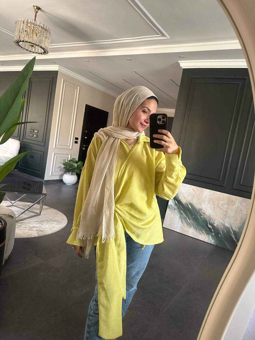 Yellowish beige