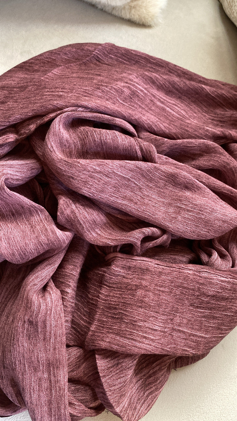 Crinkle linen cotton
